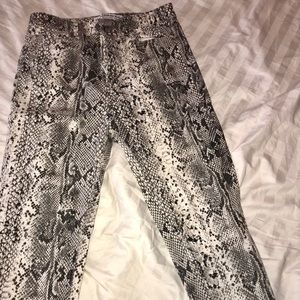 Snake Skin Denim